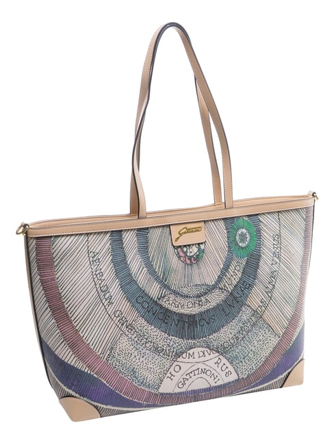 PLANETARIUM Shopper Media Aquarell/Beige - Damentaschen