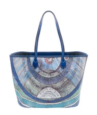 GATTINONI PLANETARIUM Gro&szlig;e Einkaufstasche Aquamarin/Marineblau - Damentaschen - 4