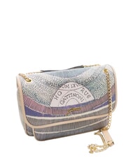 GATTINONI PLANETARIUM Wandelbare Tasche mit &Uuml;berschlag Aquarell/Beige - Damentaschen - 2