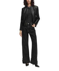 GUESS MARLENE CARIBOU Kunstlederjacke, normale Passform jetbla - Damenjacken - 3