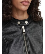 GUESS MARLENE CARIBOU Kunstlederjacke, normale Passform jetbla - Damenjacken - 5
