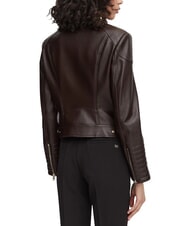 GUESS MARLENE CARIBOU Kunstlederjacke, normale Passform Schokoladenbraun - Damenjacken - 2