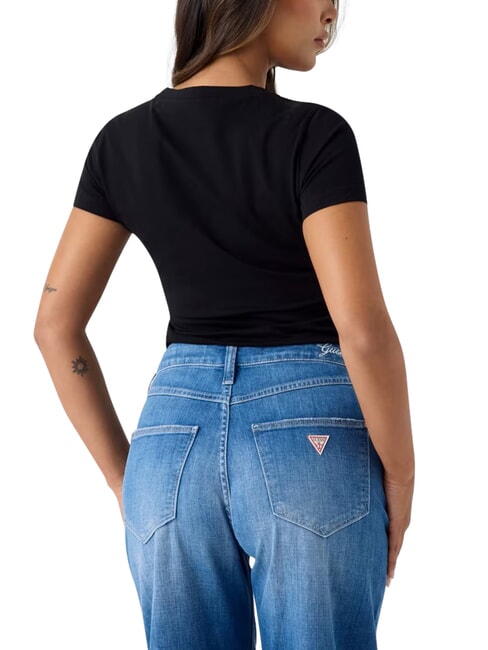 SNAKE TRIANGLE Kurzarm-T-Shirt jetbla - T-Shirts und Tops f&uuml;r Damen