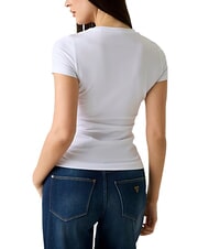 GUESS GLITTER LOGO Kurz&auml;rmeliges, glitzerndes T-Shirt - T-Shirts und Tops f&uuml;r Damen