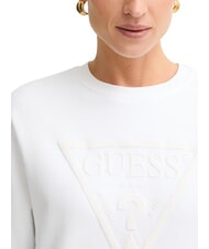 GUESS BASIC TRIANGLE Rundhals-Sweatshirt purwei&szlig; - Sweatshirts Damen - 4