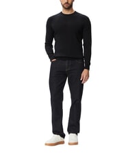 GUESS MASON PRINTED Rundhalspullover jetbla - Herrenpullover - 3