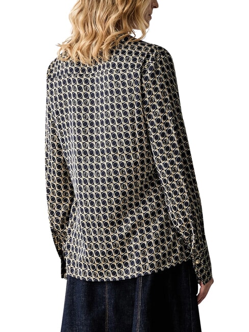 NEW CONCETTA Hemd g-Druck ovale Kette b - Damenblusen
