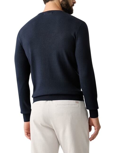 MASON PRINTED Rundhalspullover smartblue - Herrenpullover