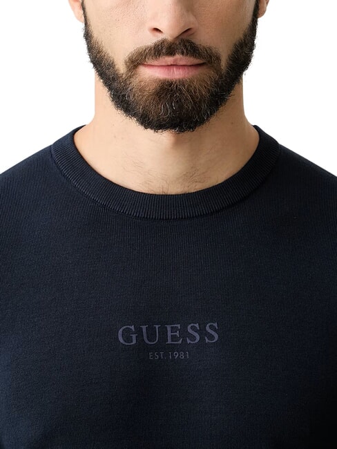 MASON PRINTED Rundhalspullover smartblue - Herrenpullover