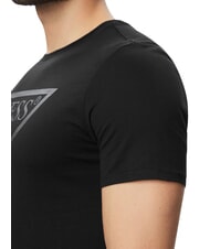 GUESS CORE Kurzarm-T-Shirt aus reiner Baumwolle jetbla - Herren-T-Shirts - 5