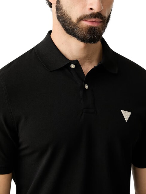 BASIC Poloshirt aus Baumwolle jetbla - Herren-Polo-Shirts/Herren-Polo-Shirt/Herrenpoloshirt/Herrenpoloshirts
