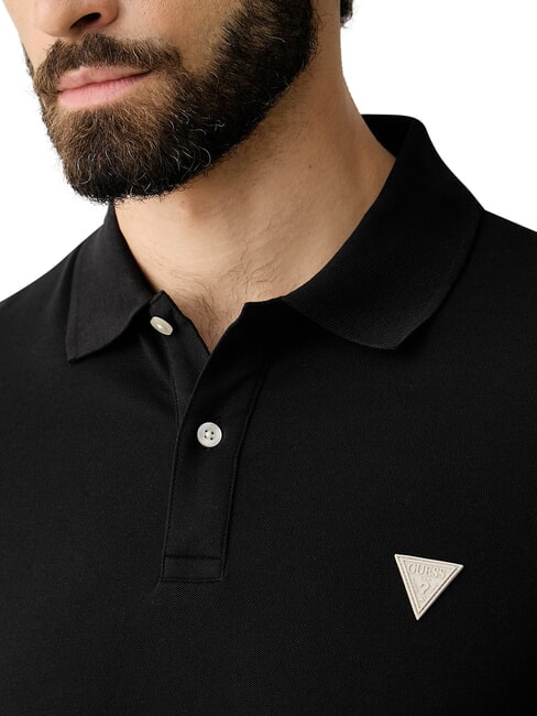 BASIC Poloshirt aus Baumwolle jetbla - Herren-Polo-Shirts/Herren-Polo-Shirt/Herrenpoloshirt/Herrenpoloshirts