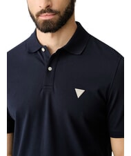 GUESS BASIC Poloshirt aus Baumwolle smartblue - Herren-Polo-Shirts/Herren-Polo-Shirt/Herrenpoloshirt/Herrenpoloshirts - 4