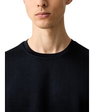 GUESS ALL OVER JACQUARD Rundhals-Sweatshirt ao macro 4g triangle - Sweatshirts Herren - 4