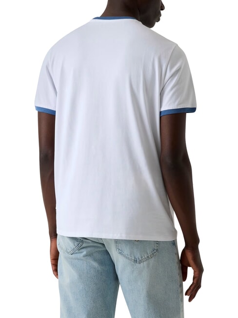 BASIC Kurzarm-T-Shirt aus reiner Baumwolle purwei&szlig; - Herren-T-Shirts