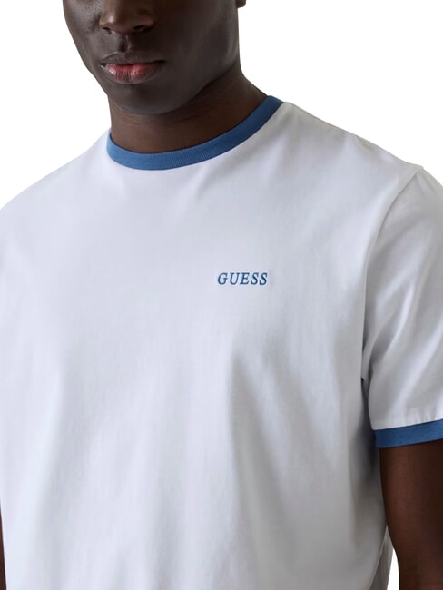 BASIC Kurzarm-T-Shirt aus reiner Baumwolle purwei&szlig; - Herren-T-Shirts