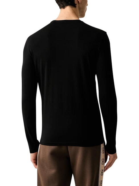 CORE Lang&auml;rmeliges T-Shirt, schmal geschnitten jetbla - Herrenpullover