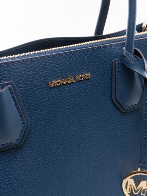 MERCER Schultertasche, Leder Marine - Damentaschen