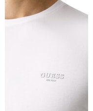 GUESS CORE Lang&auml;rmeliges T-Shirt, schmal geschnitten purwei&szlig; - Herrenpullover - 5