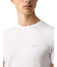 GUESS CORE Kurz&auml;rmeliges T-Shirt, schmal geschnitten purwei&szlig; - Herren-T-Shirts - 4
