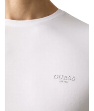 GUESS CORE Kurz&auml;rmeliges T-Shirt, schmal geschnitten purwei&szlig; - Herren-T-Shirts - 5