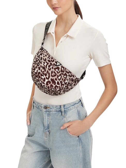 GIRL ALLOVER Schultertasche, verstellbar Leopardenmuster-Kurse - Damentaschen
