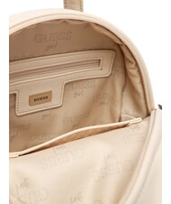 GUESS GIRL Rucksack mit Vordertasche 4g aop beige wei&szlig; - Damentaschen - 5