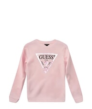 GUESS CORE KIDS Sweatshirt mit Dreieck-Logo-Print Ballett rosa - Sweatshirts Kinder - 4