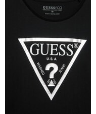 GUESS KIDS Langarmshirt mit Metallic-Streifen jetbla - Kinder-T-Shirt - 3