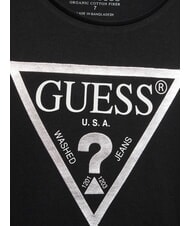 GUESS KIDS T-Shirt mit Dreieck-Logo-Print jetbla - Kinder-T-Shirt - 3