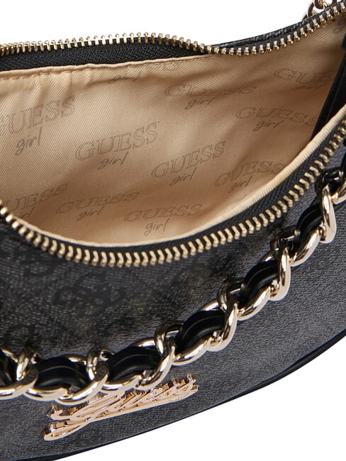 GIRL Schultertasche mit Kettenriemen jetbla - Damentaschen