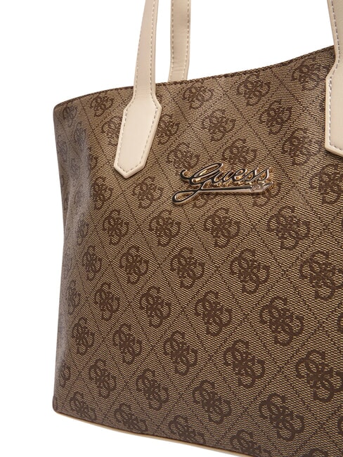 GIRL MINI ME Schultertasche mit Schultergurt 4g aop beige wei&szlig; - Damentaschen