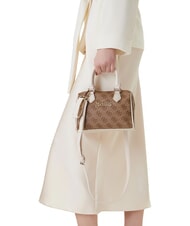GUESS GIRL MINI ME Mini-Handtasche mit Schulterriemen 4g aop beige wei&szlig; - Damentaschen - 2