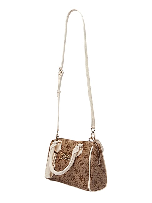 GIRL MINI ME Mini-Handtasche mit Schulterriemen 4g aop beige wei&szlig; - Damentaschen