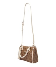 GUESS GIRL MINI ME Mini-Handtasche mit Schulterriemen 4g aop beige wei&szlig; - Damentaschen - 4