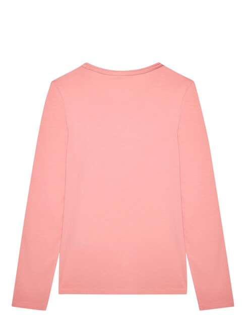 KIDS Langarm-T-Shirt mit Strasssteinen s&uuml;&szlig;es Rosa - Kinder-T-Shirt