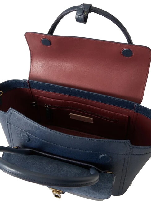 DOUBLE BEAT WAX Schultertasche mit Schultergurt Mitternachtsblau - Damentaschen