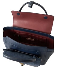 COCCINELLE DOUBLE BEAT WAX Schultertasche mit Schultergurt Mitternachtsblau - Damentaschen - 4