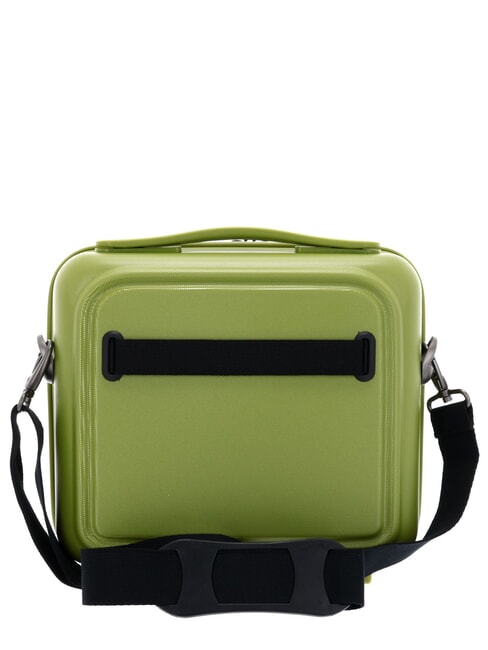 LOGODUCK + Steifes Beauty Case mit Schultergurt Winterolive - Beauty-Case