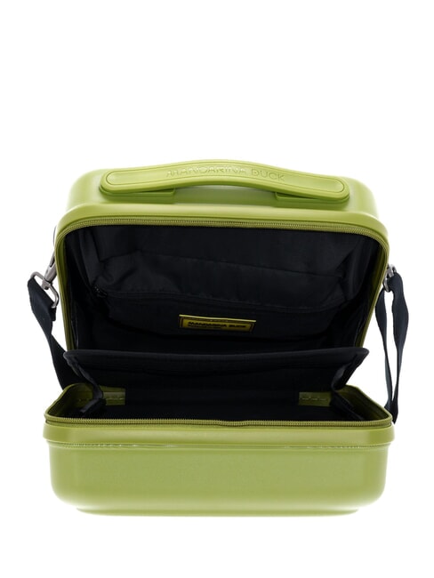 LOGODUCK + Steifes Beauty Case mit Schultergurt Winterolive - Beauty-Case
