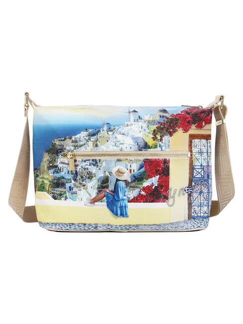 YESBAG Hobo-Tasche, Schultertasche Griechischer Sommer - Damentaschen