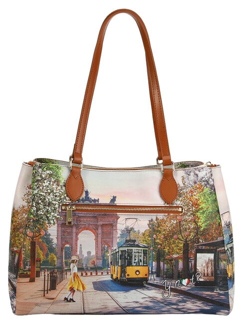 YESBAG Einkaufstasche, Umh&auml;ngetasche Spritzer - Damentaschen
