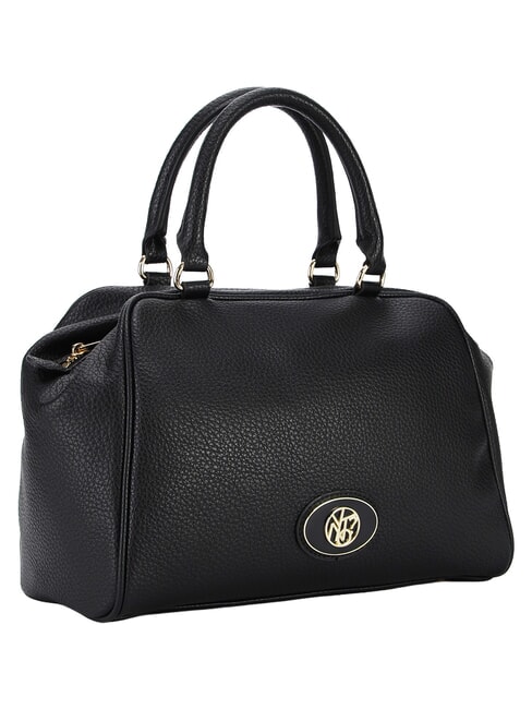 HAPPY Handtasche mit zwei Henkeln Schwarz - Damentaschen