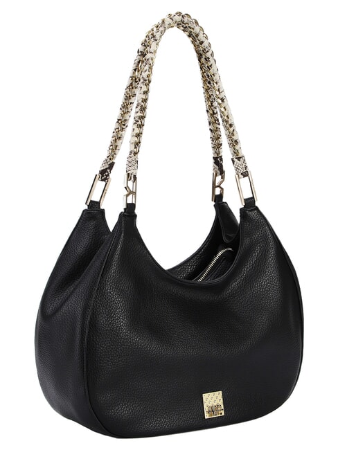 RACHEL Hobo-Schultertasche mit doppeltem Kettenhenkel Schwarz - Damentaschen