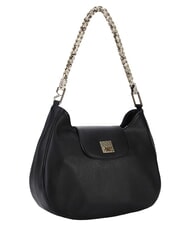 YNOT RACHEL Hobo-Schultertasche mit Klappe Schwarz - Damentaschen - 2