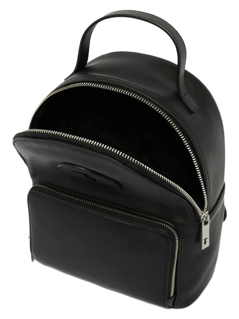 SOCIETY Lederrucksack Schwarz - Damentaschen