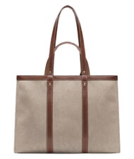 TRUSSARDI ELBA Umh&auml;ngetasche Canvas + Marke - Damentaschen - 3