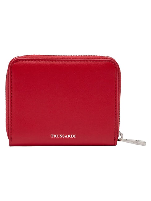 SOCIETY Ledergeldb&ouml;rse Rot - Brieftaschen Damen