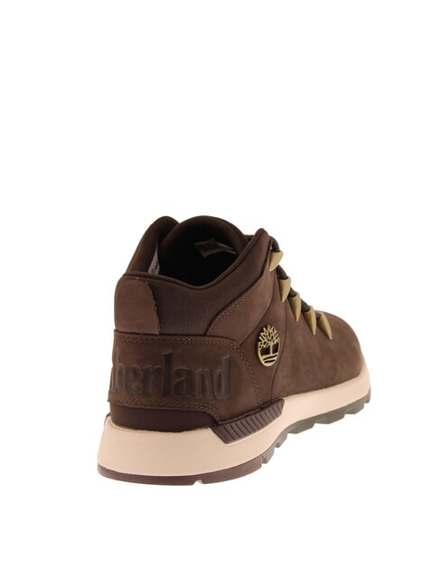 SPRINT TREKKER MID  Stiefeletten aus Leder  dunkelbraunes Nubukleder schwarz - Herrenschuhe