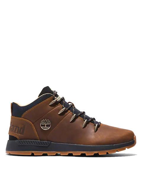 SPRINT TREKKER Stiefel aus Leder und Stoff Cathay-Gew&uuml;rz - Herrenschuhe